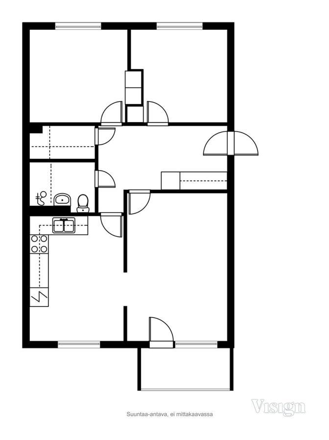 Asuntos-1 Apartment Лахти Екстериор снимка